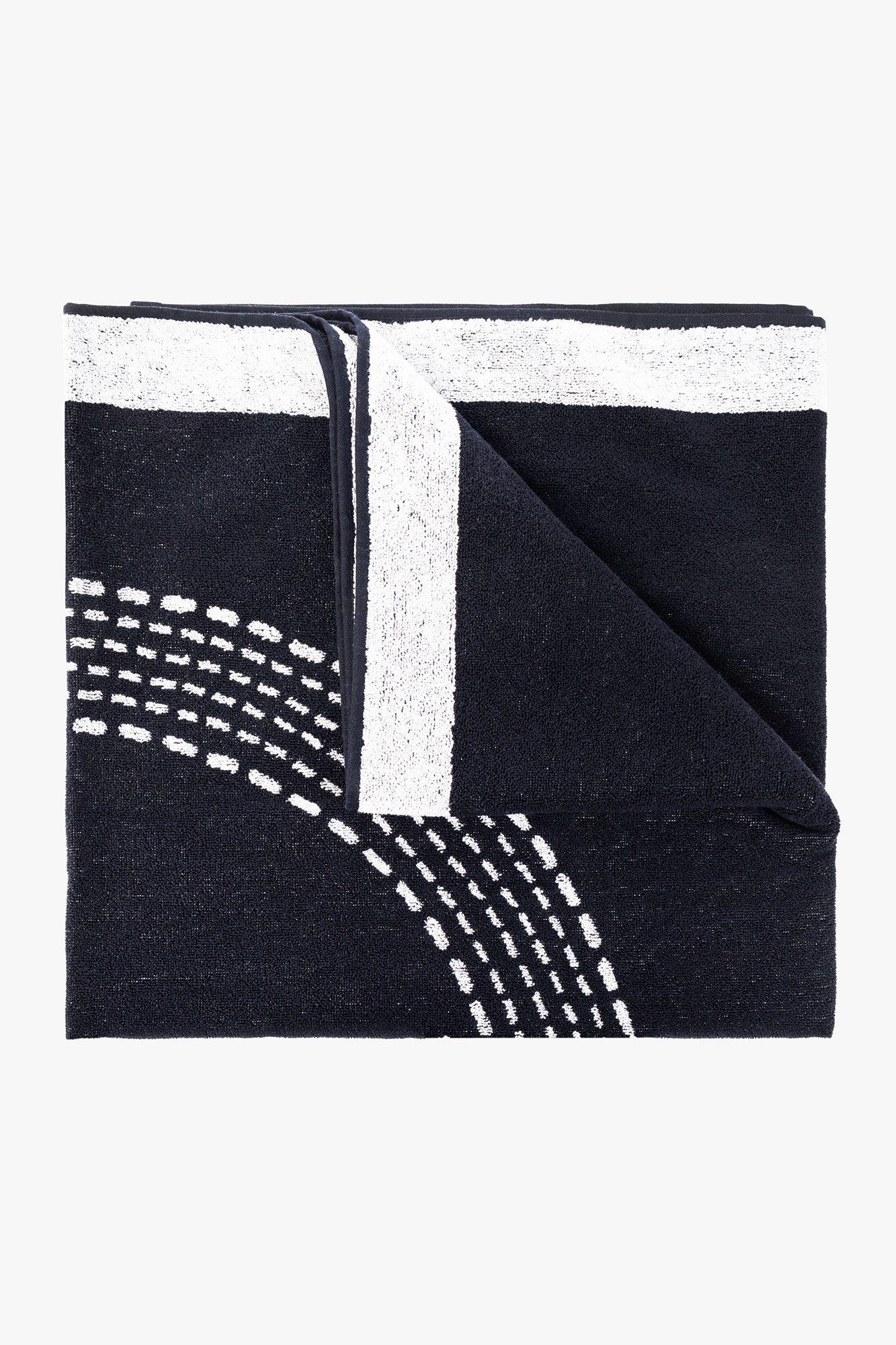 IetpShops Brazil Navy blue Beach towel Giorgio Armani